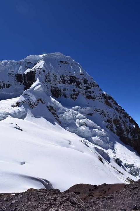 Glacier in the Cordillera Huayhuash